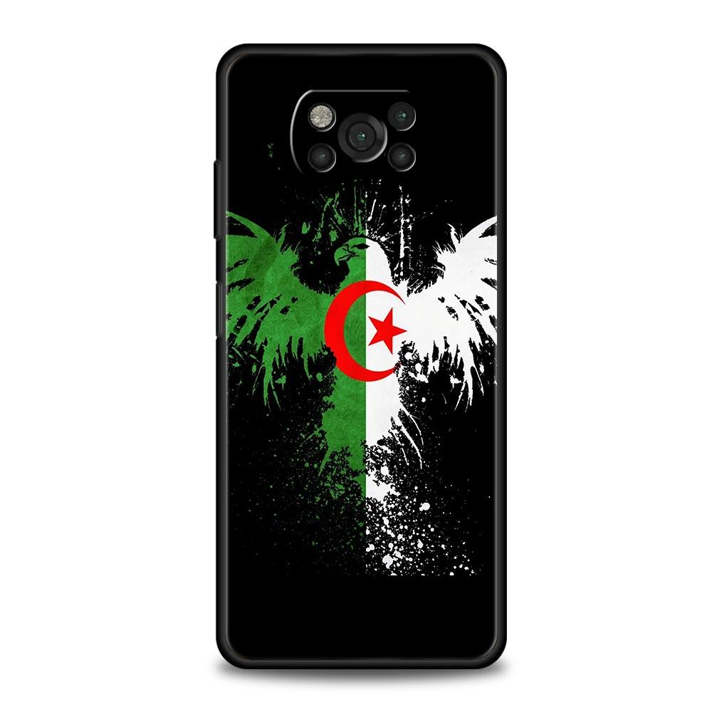 Algeria Flag Phone Case For For Xiaomi Poco X6 X5 Pro X4 X3 NFC F5 Pro F4 F3 GT M5 M4 Pro 5G M3 C51 C50 C55 Soft Cover