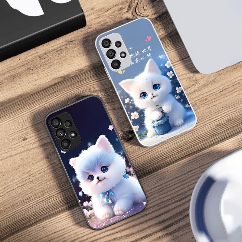 Милая маленькая собачка зеленая для Samsung Galaxy S10 4G S20 11E 30 S21 21Fe 22 S24 Pro S23 Ultra 5G S8 S9 Чехол для телефона из закаленного стекла