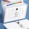 Waterproof Test Paper Storage Folder Large Capacity File Organizer A4 File Folder Students