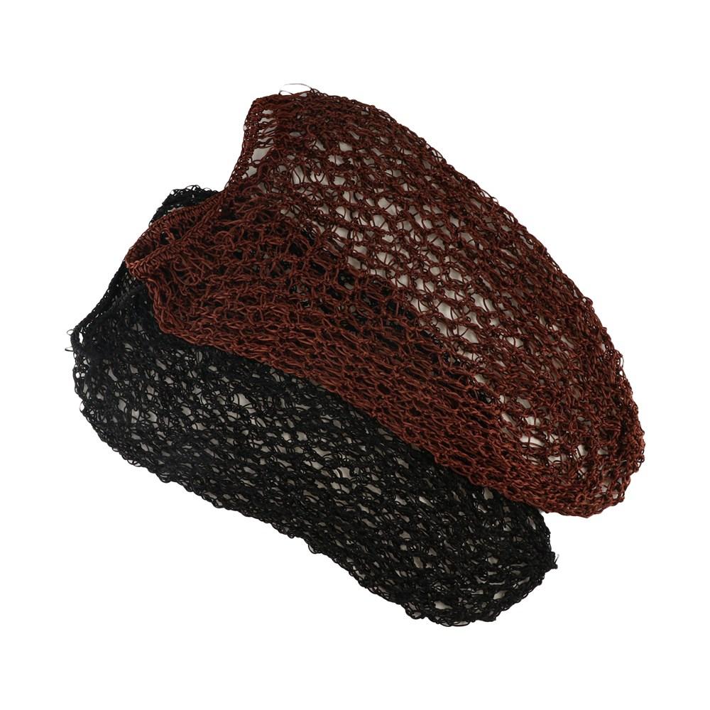 Wig Cap Mesh Hair Net Elastic Hair Care Sleeping Hat Long Crochet Hair Snood Women