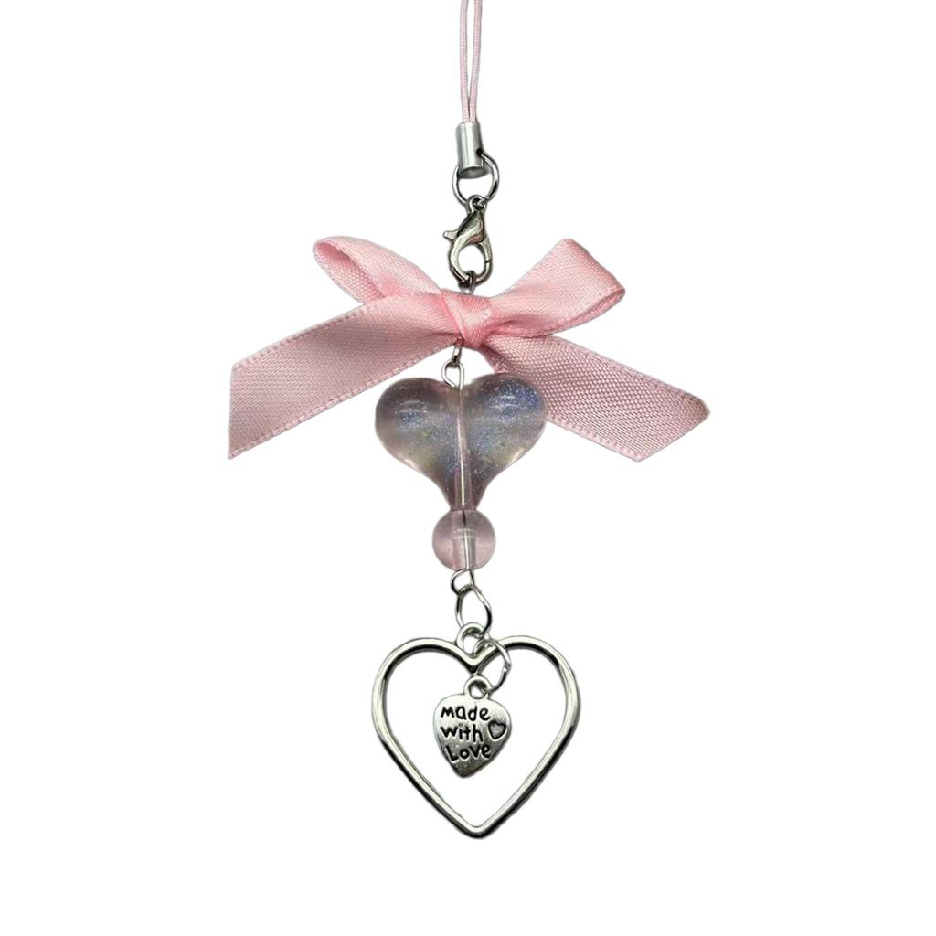 Милый кулон в виде телефона, очаровательный телефонный брелок, стильная декоративная подвеска в виде сумки, подходит для любого случая