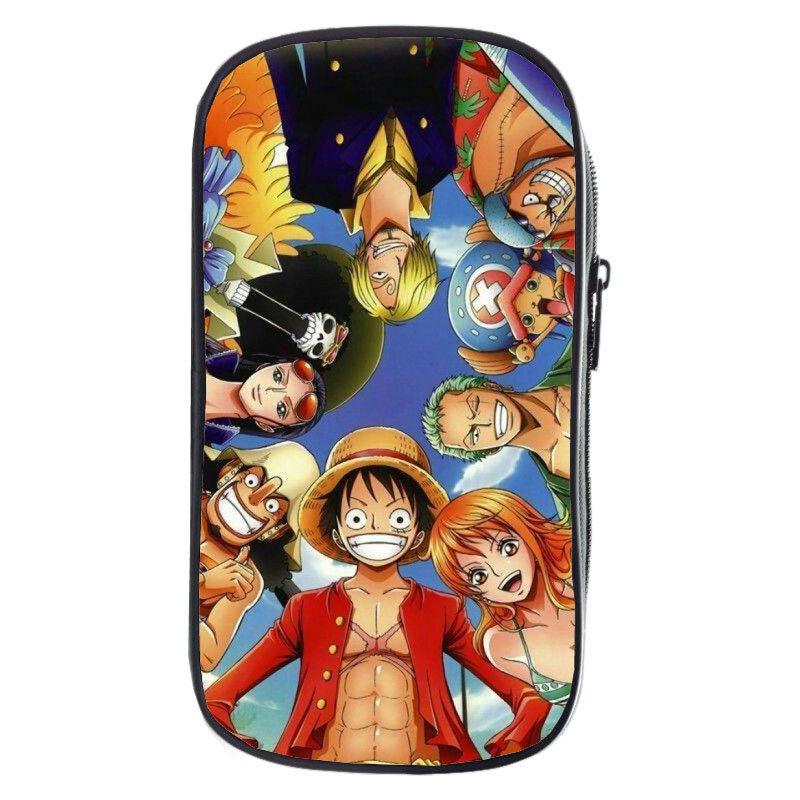 Новый Пенал One Piece с Луффи для Мальчиков, Студентов и Детей - Пенал Большой Вместимости