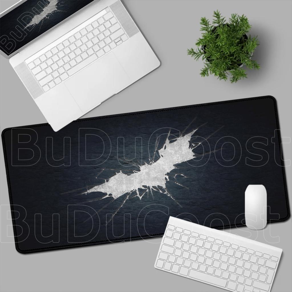 B-Batman Mouse Pad HD Large Gaming Non-slip Rubber Keyboard Desk Mat Office Laptop Computer Pc Gamer Cabinet Mousepad Xxl Carpet