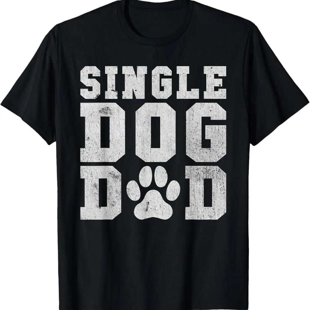 Single Dog Dad T-Shirt