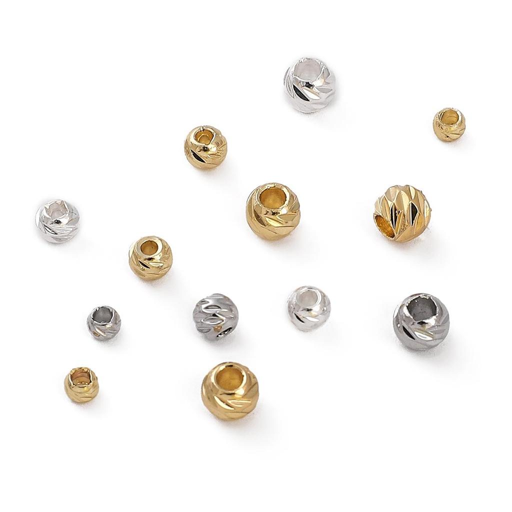 10 шт. медные круглые бусины с цветком для изготовления ювелирных изделий своими руками, аксессуары для рукоделия