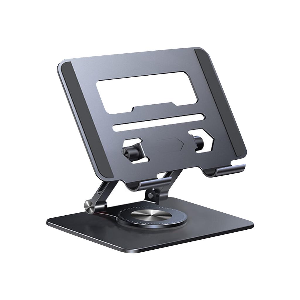 The 12.9-inch Aluminum Alloy Tablet Stand Is A 360-degree Rotating And Lifting Lazy Desktop Phone Support Stand.