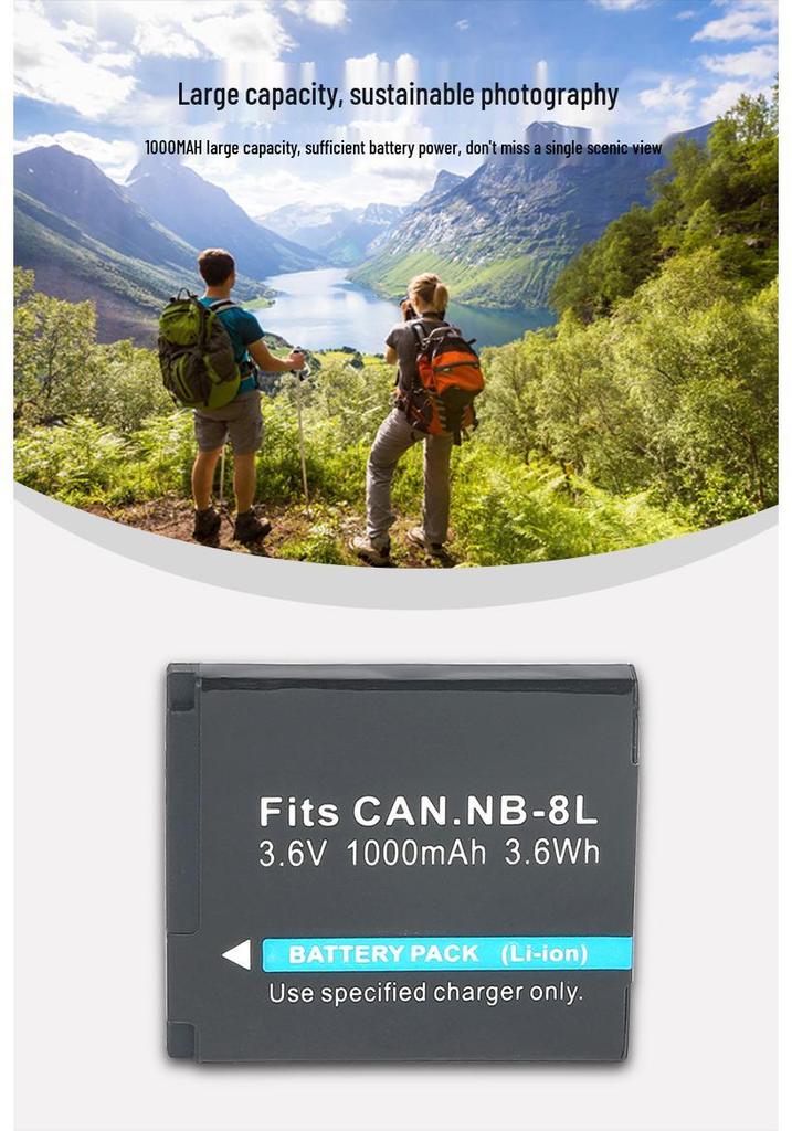 Аккумулятор NB8L для камер Canon A3000, A3100IS, A3200, A3300, A2200