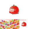 Creative Cartoon Tomato Design Mini Inertia Children Toy Car For Kids Play And Development