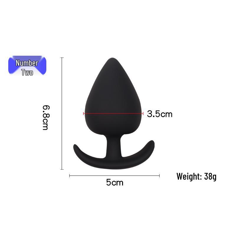 Силиконовая анальная пробка в форме персика: Скрытое ношение, Веселье на заднем дворе, Самоудовлетворение, SM-игры, Дилатация и Прелюдия Взрослая игрушка