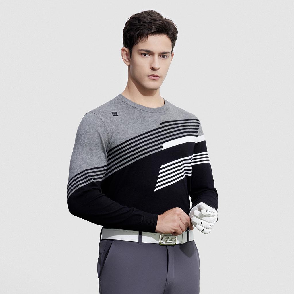 New FILA Knitwear Men's Light Floral Gray A11M345405F-MG