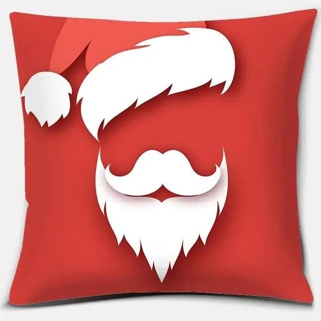 Christmas Themed Pillowcases Car Accessories Office Santa Claus Living Room Sofa Home Decoration Pillowcases