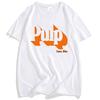 Оживи Футболка группы Pulp Хлопковая Летняя Футболка с коротким рукавом для мужчин Уличная одежда Хип-хоп Унисекс Футболки Хлопковая Свободная Мужская Футболка