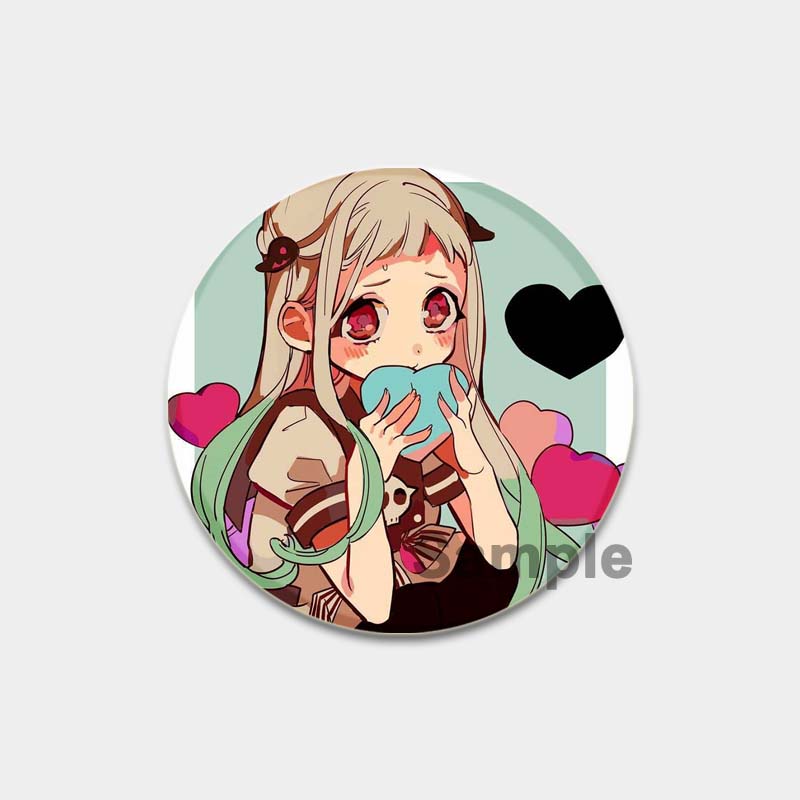 58 мм значки в стиле аниме Hanako Kun на унитаз, аксессуары для рюкзака NENE, значки манги, булавки, мультяшные броши для одежды, сумка, декор, подарки