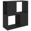 Bookshelf Black 60 x 24 x 63 cm Particleboard