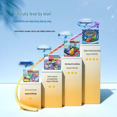 ThinkFun Головоломка Rush Hour Racing: Интерактивная автомобильная игра для родителей и детей - Рождественский подарок