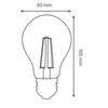 Ampoule LED standard à filament 4W (Eq. 32W) E27 4200K