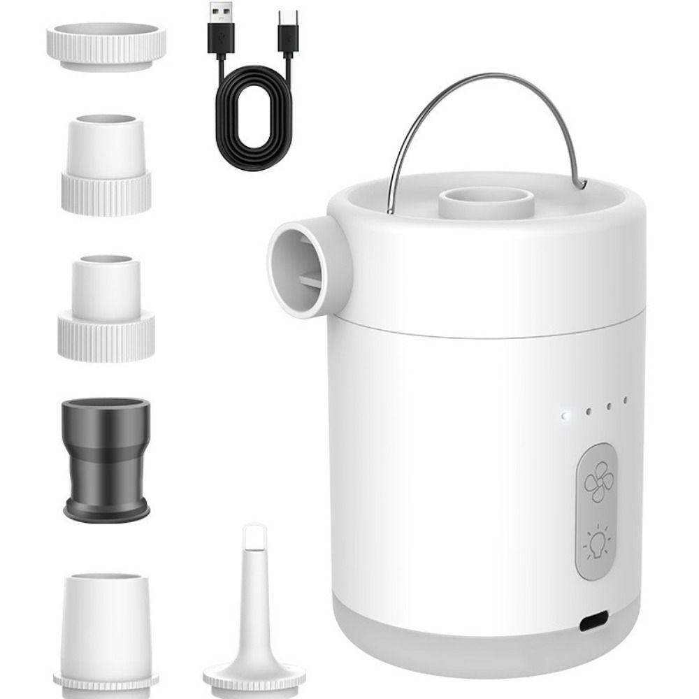 High Power Electric Air Pump Compact Design USB Rechargeable Pump Mini Wireless Pump Outdoor Use