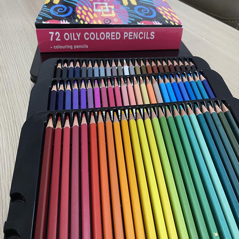 180 цветов профессиональный масляный цветной карандаш художественный рисунок живопись эскиз ручная роспись цветной карандаш для художников