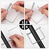Square Pto Pin Shaft Locking Pin 1/4 Pin Hitch Pin Wire Lock Pin Safety Coupler Pin 1/4" X 2-3/4"For PTO,Farm,Lawn,Hitches,And Garden,10 PCS