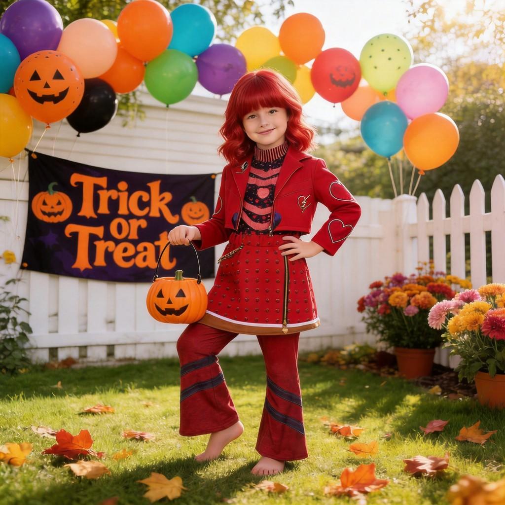 Descendants Wicked Wonderland Children Cosplay Costume For Halloween Stage Performance