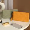Solid Color Cosmetic Bag Coin Purse Cute Women Makeup Kits Organizer Handbag Phone Pencil Case Box Pouch Glasses Storage Bags