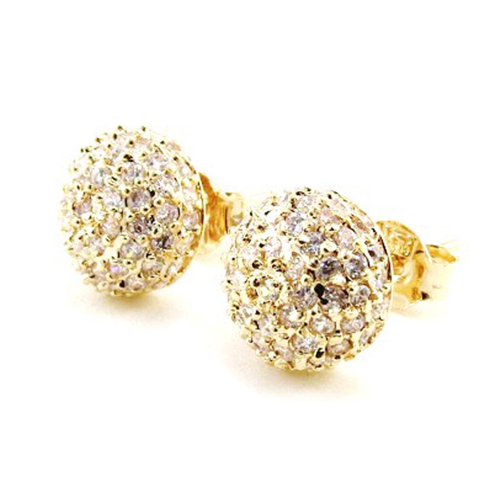 Les Trésors De Lily [J0191] - Позолоченные серьги «Богиня»