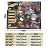 Norris Actor Vintage Poster Throw Blanket Soft Comfy Funny Blanket  For Sofa Home Travel Flannel Bedspread Bed Cover