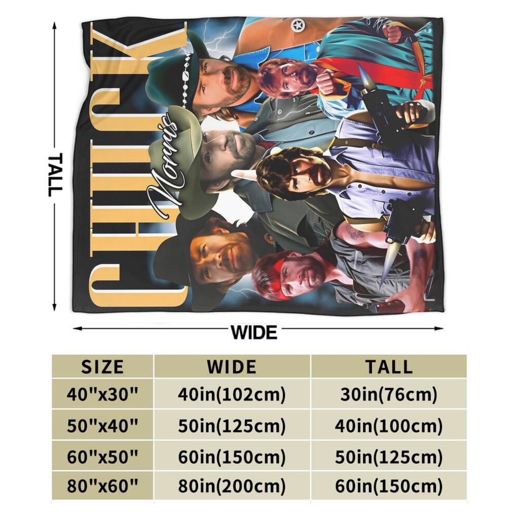 Norris Actor Vintage Poster Throw Blanket Soft Comfy Funny Blanket For Sofa Home Travel Flannel Bedspread Bed Cover