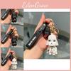 Adorable Cartoon Darth Vader Car Keychain Cute Pvc Soft Pendant Key Accessory