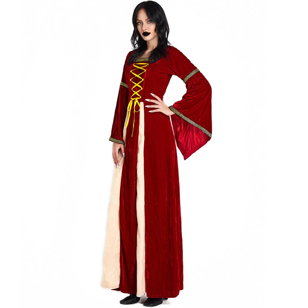 Средневековые винтажные костюмы королевы, костюмы на Хэллоуин, маскарадные костюмы