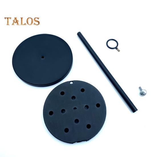 Держатель для бумажных полотенец из нержавеющей стали с утяжеленным противоскользящим основанием, полированной поверхностью, устойчивый к коррозии, подставка для держателя бумажных полотенец