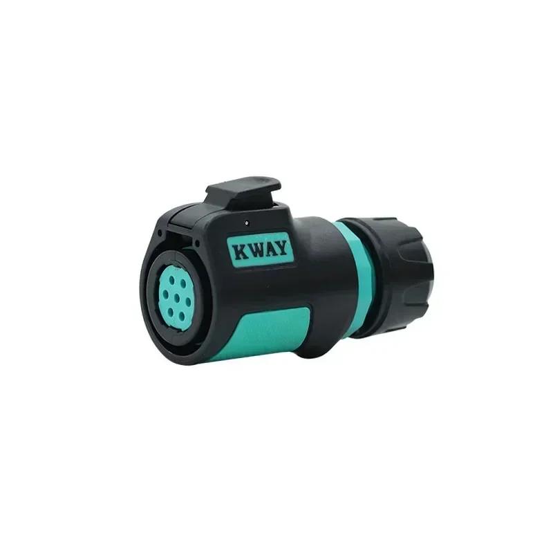 KWAY K20 M20 2 3 4 5 7 9 12 Pin Waterproof IP68 Connector Electro Mechanical Screen UAV Panel Aviation Female Plug Male Socket