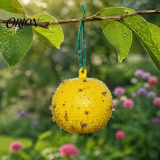 Ловушка для насекомых, шар, 10 шт., подвесная липкая ловушка для мух, сильный клейкий уловитель летающих насекомых, ловушка для дрозофил, мошек, мотыльков, для помещений, улицы, сада