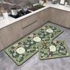 Nordic Retro Style,1/2Pc Diatomite Floor Mat  - Water Absorption Anti-Slip Bathroom Carpet Kitchen Floor Mat Home Decor