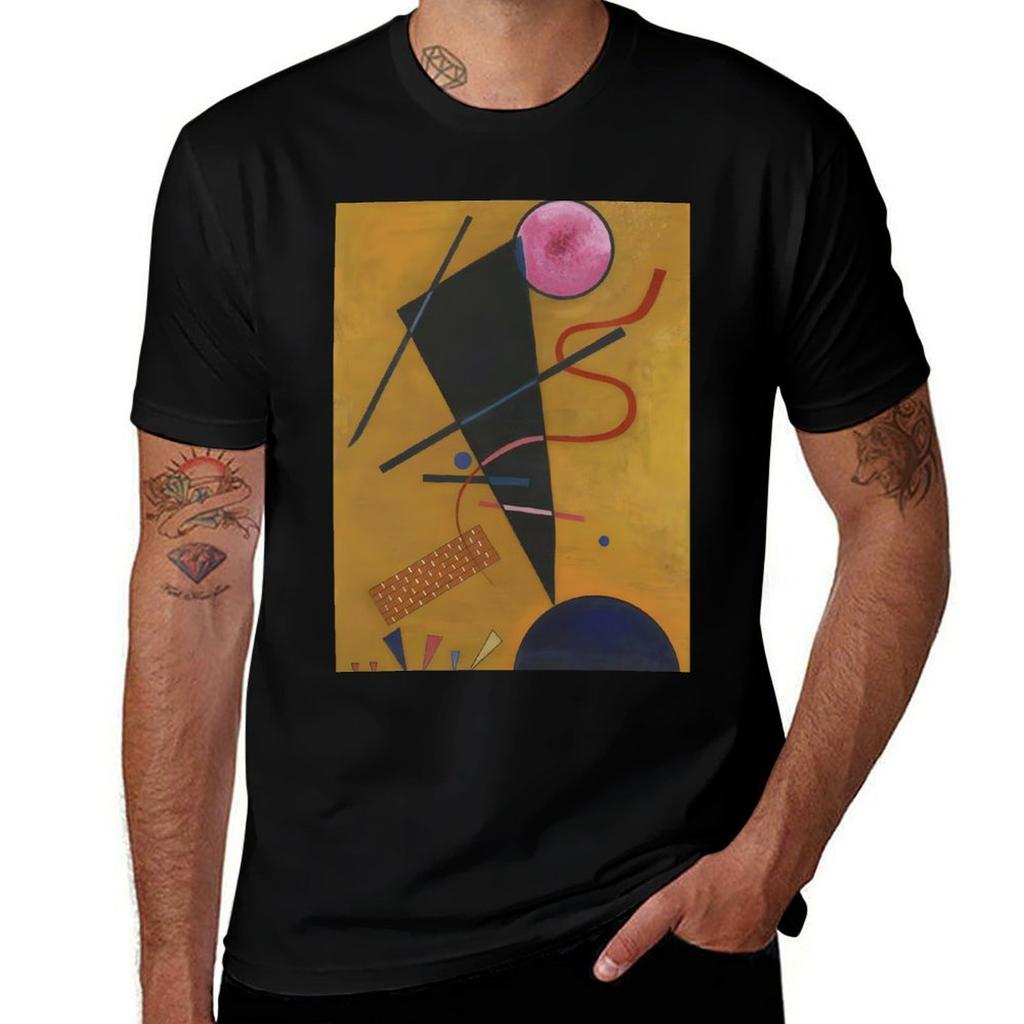 Wassily Kandinsky Tshirt Basic Crew Neck Short Sleeve Top Tshirt