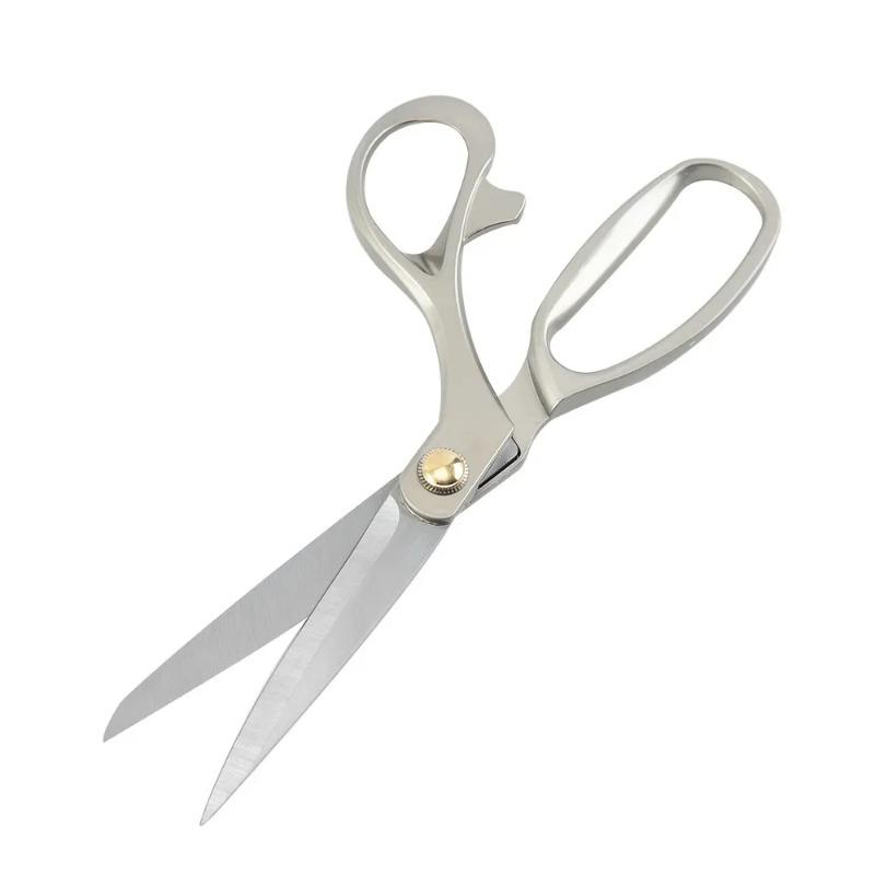 8 Stainless Household Inch Steel Big Size Tailor Scissors Lkirsite Handle Flat Tooth Dressmaking Cloth Leather Sewing Craft Shear
