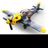 Children's Puzzle Building Blocks World War 0692BF 109 Messerschmidt Fighter Combat Aircraft Attack Aircraft Patchwork Model Toy Gift