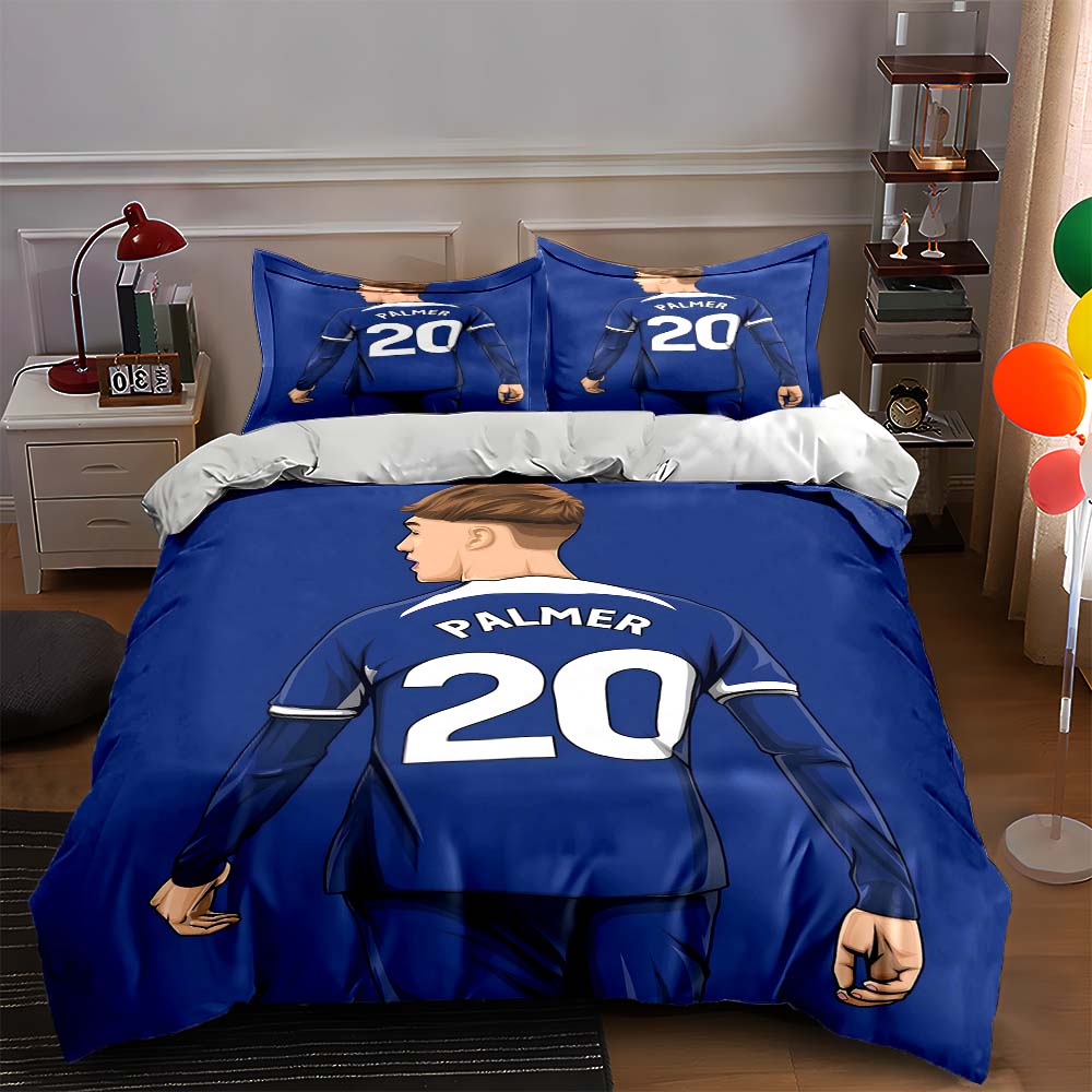 Footballer Palmer illustration. Bedding sets Duvet cover sets Duvet covers Pillowcases(1 * Duvet Cover 2 * Pillowcases, without duvet insert)