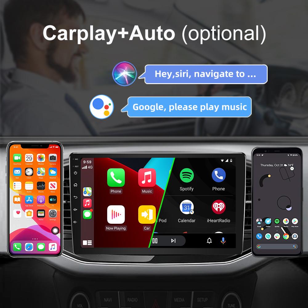 Универсальный плеер Android Toyota 7 дюймов 2 Din автомагнитола Carplay навигация GPS WiFi RDS DSP AM