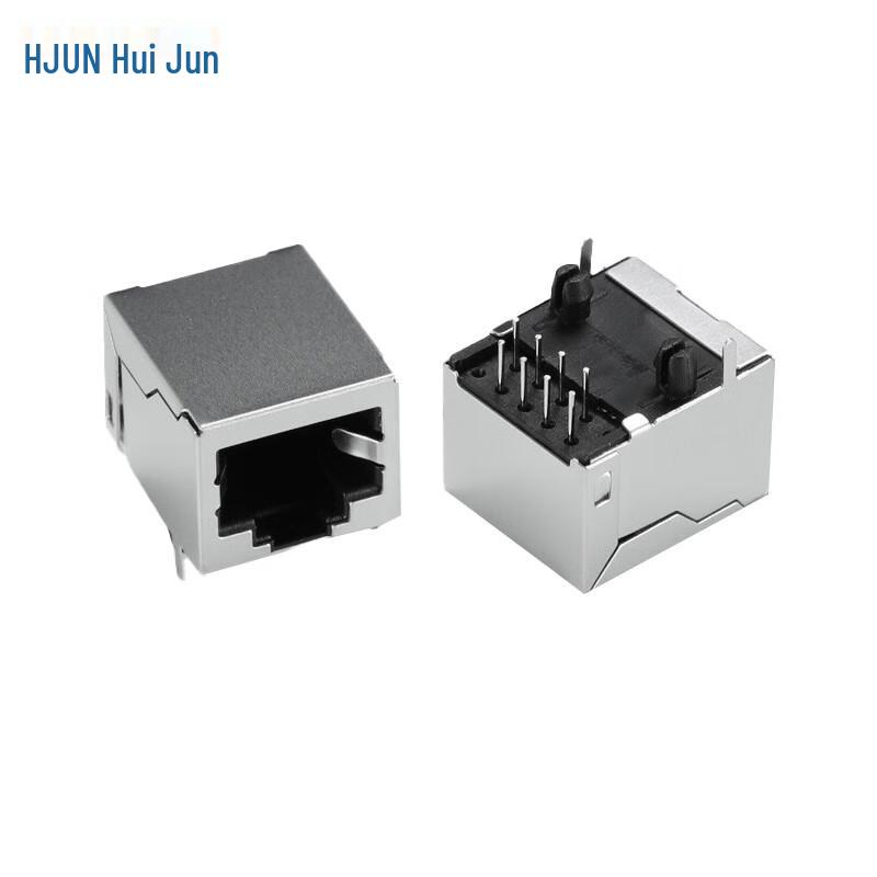 HUIJUN RJ45 8P8C Экранированный Вертикальный Сетевой Jack