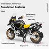 ОСО 1:12 BMW R1250 GS Модель Литая из Сплава Мотоцикл Домашнее Украшение Орнаменты Миниатюрная Модель Транспортного Средства Детская Игрушка Подарок