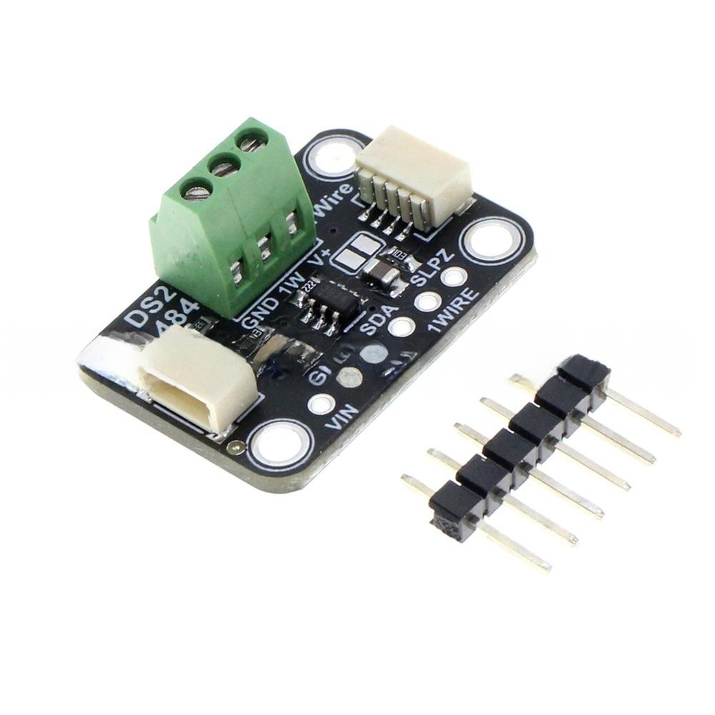 DS2484 I2C to 1 Wire Adapter for Embedded Systems with Wide Voltage Range 2.5V to 5.5V and Temp Range -40C to +85C