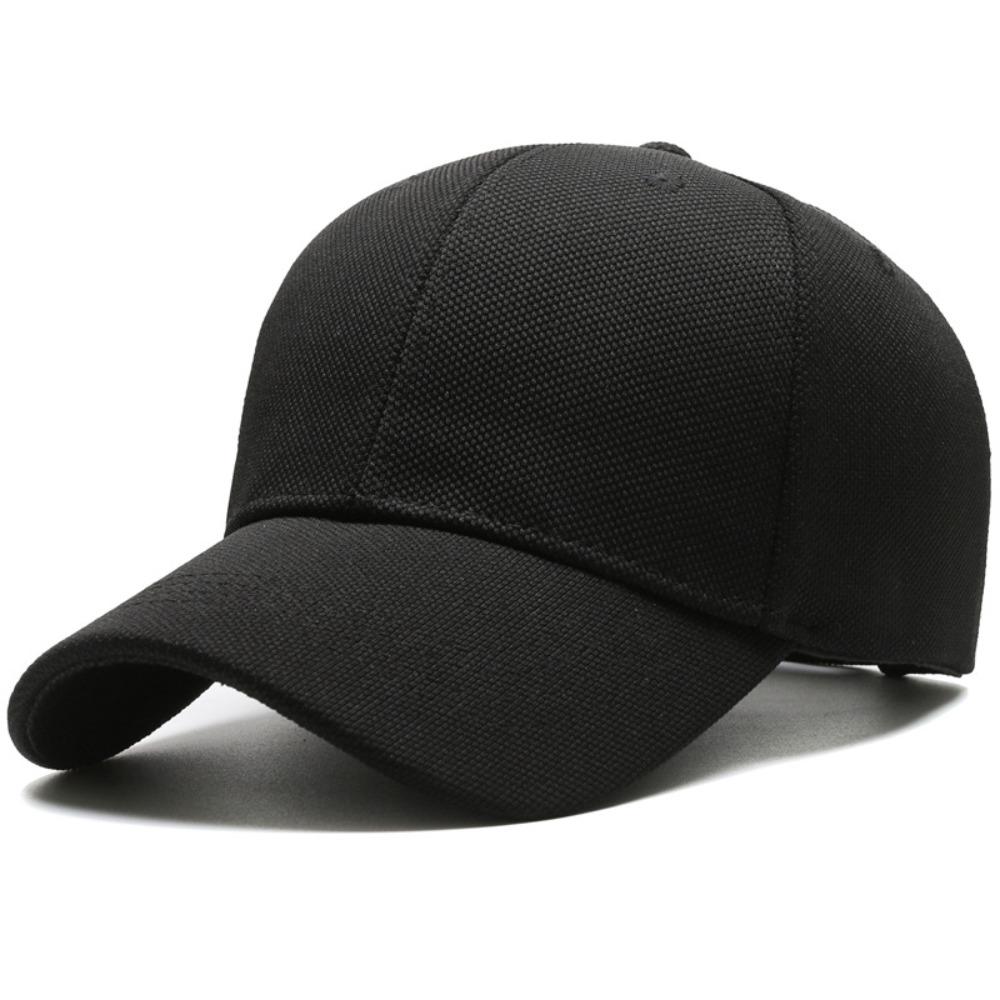 Trendy Simple Design Pineapple Cloth Cap Breathable UV Protection Sunshade Hat Adjustable Large Head Cover Unisex