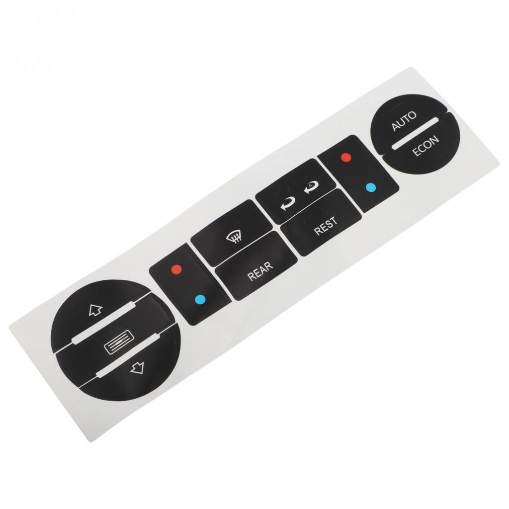 Black Overlay Button Repair Sticker Light Penetration Reduction Practical Use