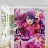 Oshi No Ko Anime Ai Hoshino Simple Bathroom Shower Curtain Shielding Partition Shower Curtain Quick Dry Can Be Scrubable Light