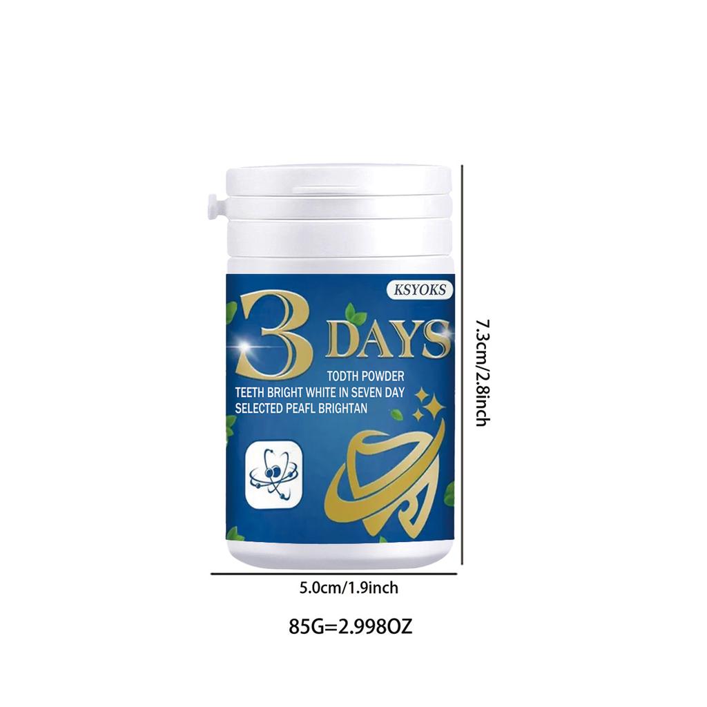 3 Days of Tooth Powder, 7 Days To Make Teeth White, Selected Pearls To Brighten Teeth, Fresh Breath