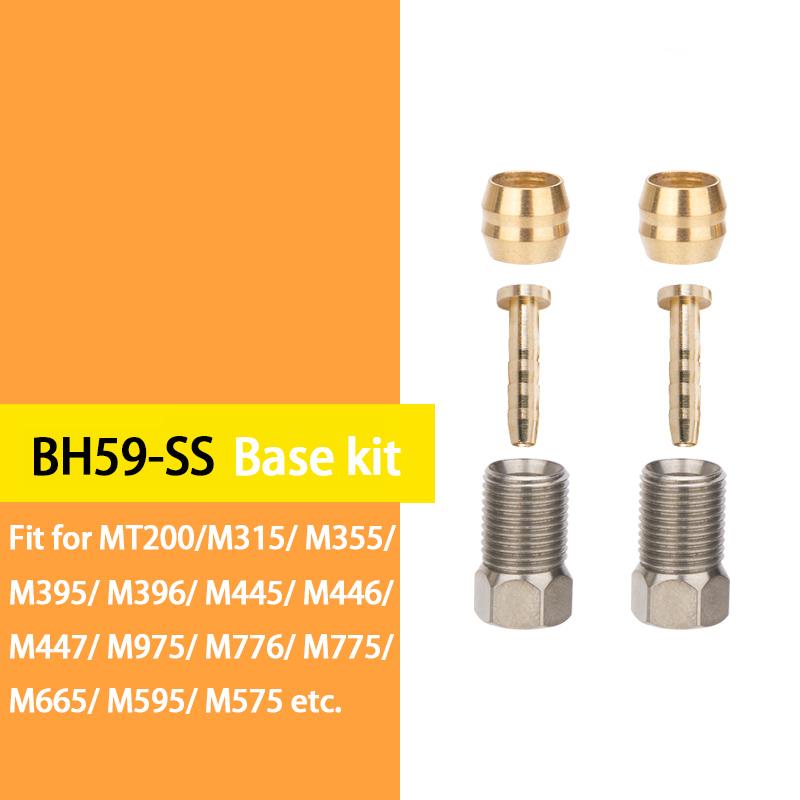 ZTTO MTB Bike Hydraulic Disc Brake Connector Kit Disc Brake Needle Olive Connect Inserts Adapters For BH59 BH90 Avid HoPe Brakes