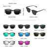RBsunny Fashion HD Mirror Lens Солнцезащитные очки мужские для вождения на открытом воздухе поляризованные очки UV400 круглые женские очки из сплава ПК