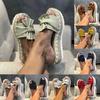 Women Cute Bowknot Comfy Slip On Sandals Ladies Casual Daily Platform Sandals Party