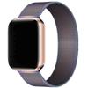 Совместим с Apple Watch S10 Магнитный стальной миланский ремешок для iWatch 5-9 SE.